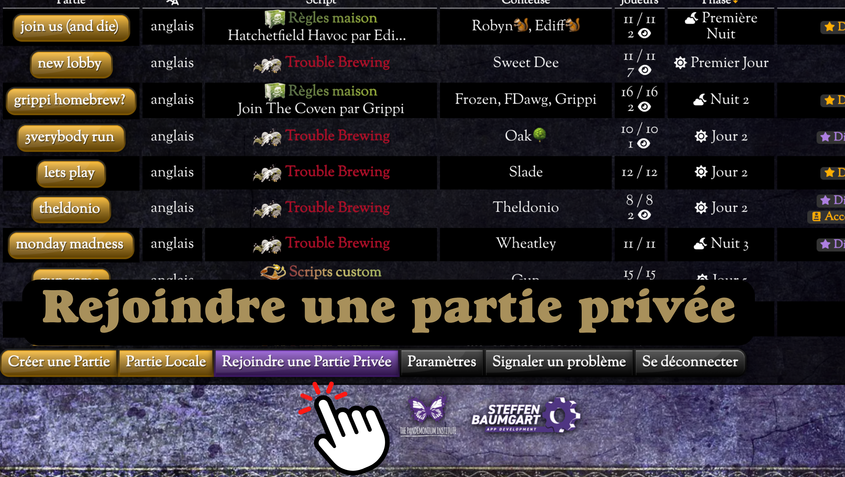 Lien d'invitation