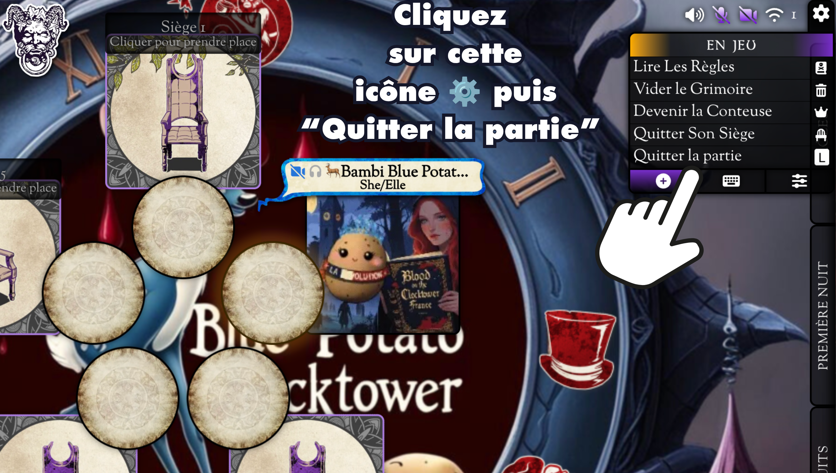 Quitter Partie Engrenage